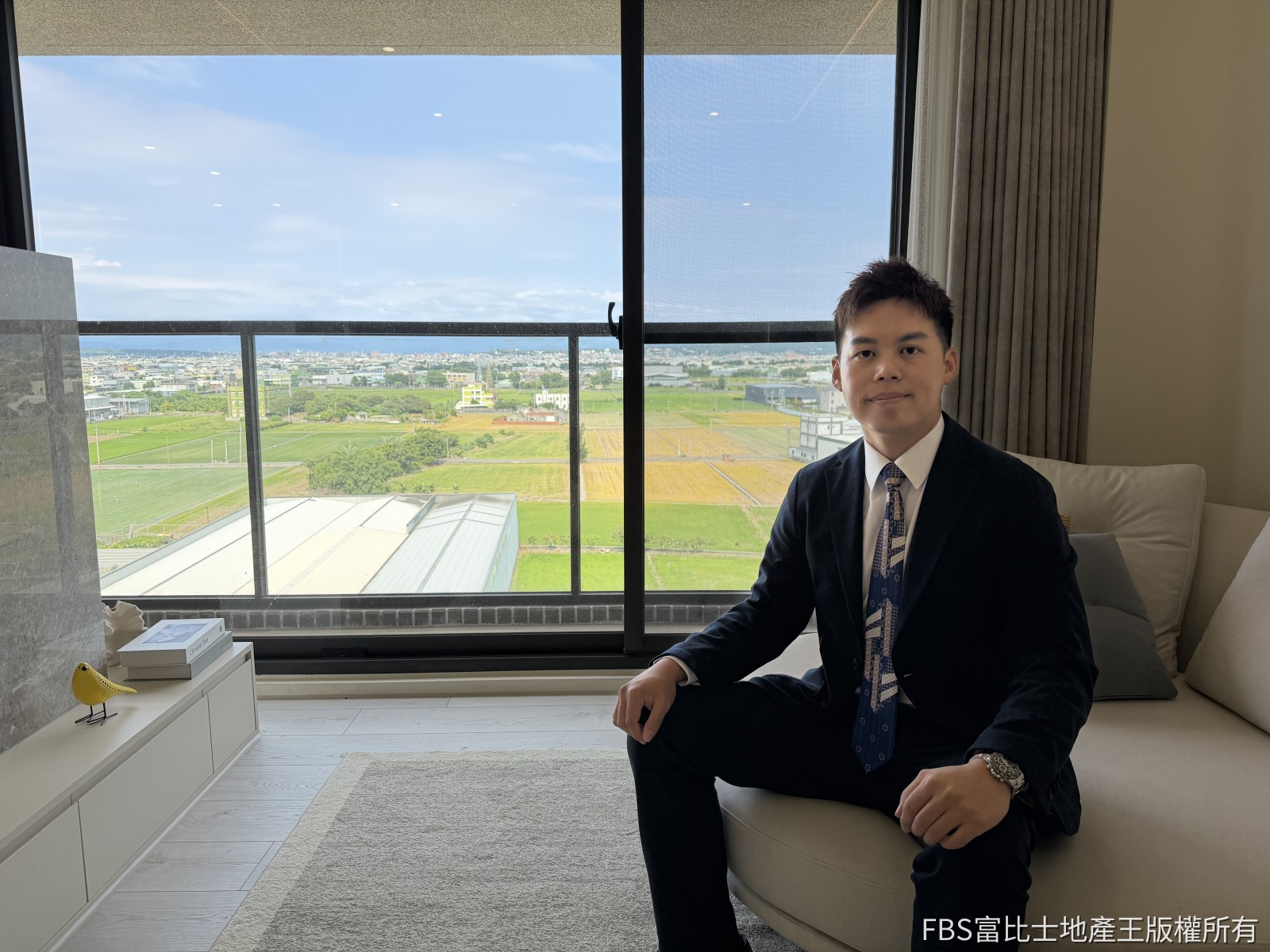 富旺國際董事長林宗毅分析彰化市況,購屋族不再獨愛透天。(圖/記者莊亞築攝影)