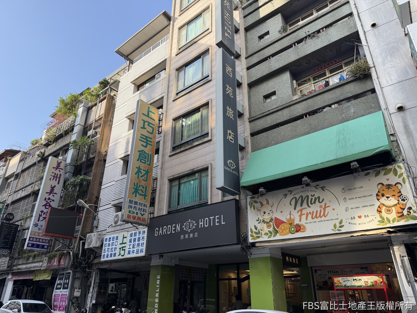 中區、北區是台中旅宿密集區域,也常見品牌換手的現象。(圖/記者莊亞築攝)